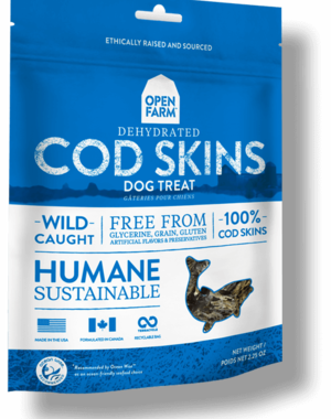 Open Farm Inc. Open Farm Dehydrated Dog Treats Cod Skins 4.5 oz
