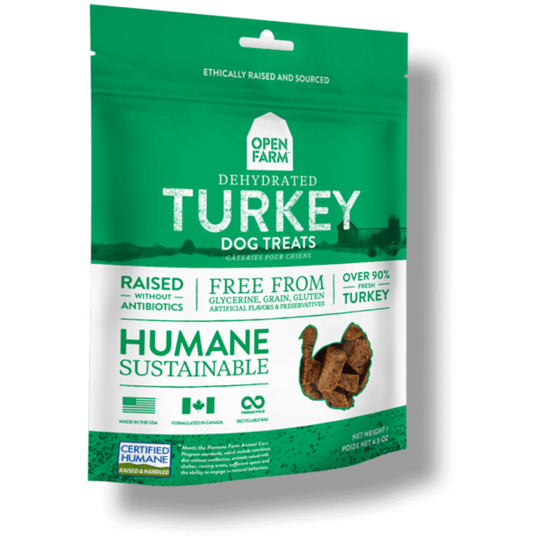 Open Farm Inc. Open Farm Dehydrated Dog Treats Turkey 4.5 oz