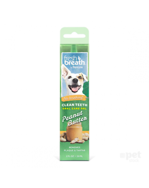 TropiClean TropiClean Fresh Breath Oral Gel Peanut Butter 2 oz