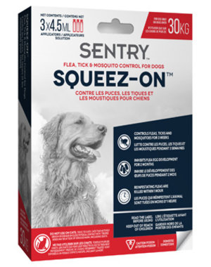 Sentry Sentry Squeez-On Flea, Tick & Mosquito Control, For Dogs (over 30 kg)