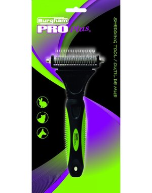 Burgham ProPlus Burgham Pro Plus De-Shedding Rake 18 Tooth