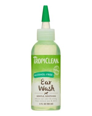 TropiClean Tropiclean Alcohol Free Ear Wash Dog/Cat 4 oz