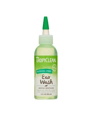 TropiClean Tropiclean Alcohol Free Ear Wash Dog/Cat 4 oz