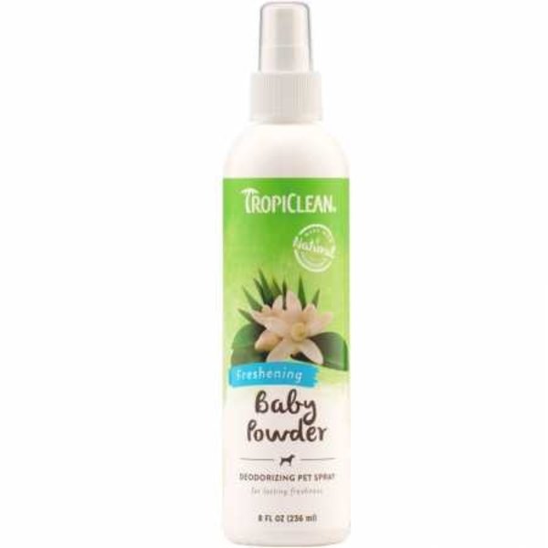 TropiClean Tropiclean Deodorizing Spray Baby Powder 8 oz