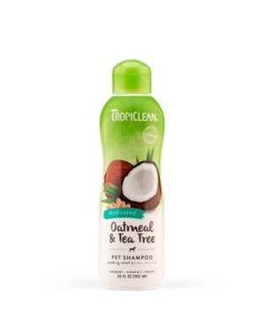 TropiClean Tropiclean Oatmeal And Tea Tree Shampoo Dog 20 oz