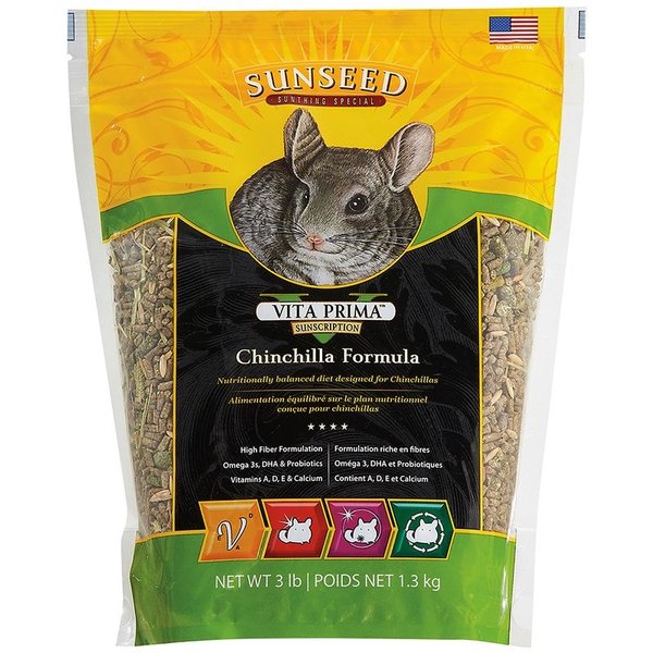 SunSeed SunSeed Vita PRIMA Chinchilla Diet 3 lb