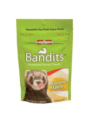Marshall Products Marshall Bandits Ferret Treat Banana Flavor 3 oz