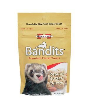 Marshall Products Marshall Bandits Ferret Treat Peanut Butter 3 oz