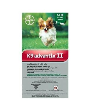 Bayer Bayer Advantix II Small Dog 4.5kg and Under