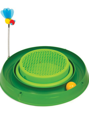 CatIt Cati It Play Circuit Ball Toy With Cat Grass