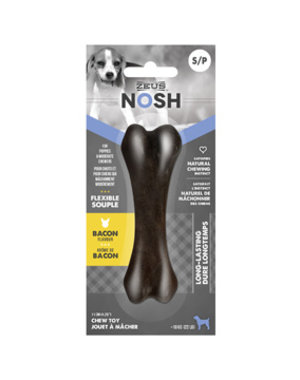 Zeus Zeus Nosh Chew Toy For Moderate Chewers- Bacon Flavour