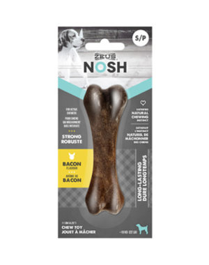 Zeus Zeus Nosh Chew Toy For Active Chewers-Bacon Flavour