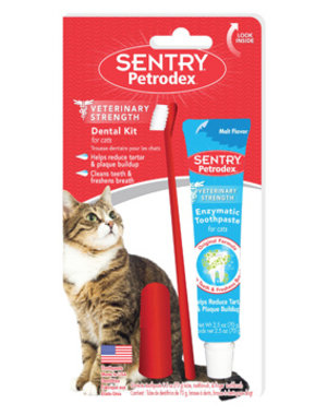 Sentry Petrodex VS Dental Kit for Cats, 2.5 oz