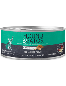 Hound & Gatos Hound & Gatos Gamebird Complete Meal For Cats 5.5oz