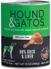 Hound and gatos duck cat food hot sale