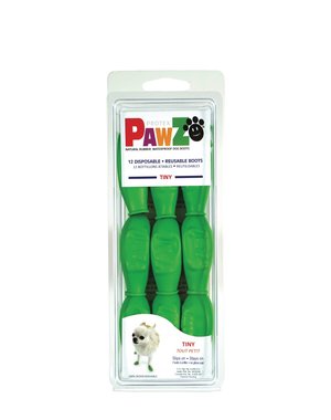 Pawz Products Pawz Boots  Lime Green Tiny