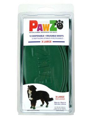 Pawz Products Pawz Boots Hunter Green XLarge