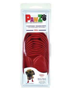 Pawz Products Pawz Boots  Red Small