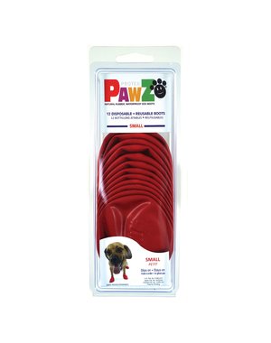 Pawz Products Pawz Boots  Red Small
