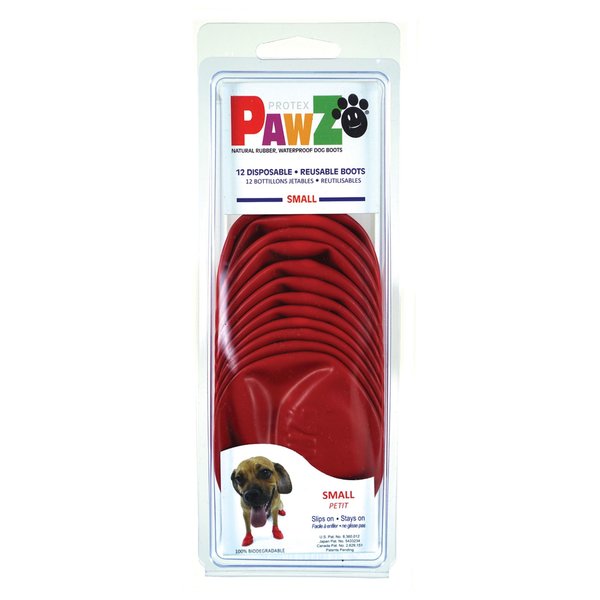 Pawz Products Pawz Boots  Red Small