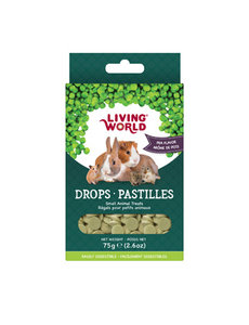 Living World Living World Drops Small Animal Treat Pea Flavour 75g
