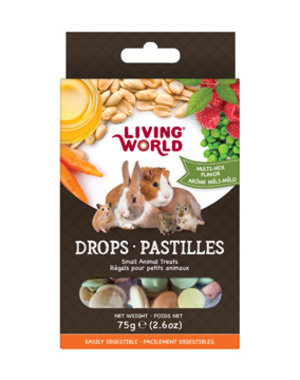 Living World Living World Drops Small Animal Treats Mixed Flavours 75g