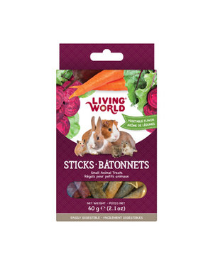Living World Living World Small Animal Sticks - Vegetable Flavour - 60 g (2.1 oz)