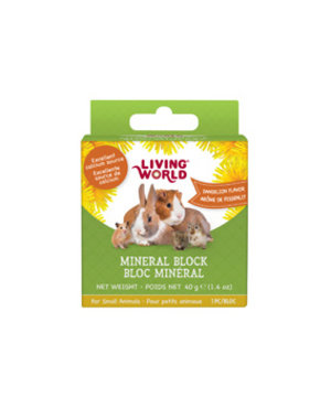 Living World Living World Small Animal Mineral Blocks - Dandelion Flavour 40 g