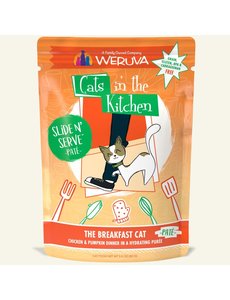 WeRuVa WeRuVa CITK Slide N' Serve The Breakfast Cat 3oz Pouch