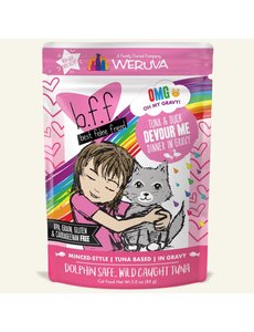 WeRuVa BFF OMG Tuna & Duck Devour Me 3 oz Pouch