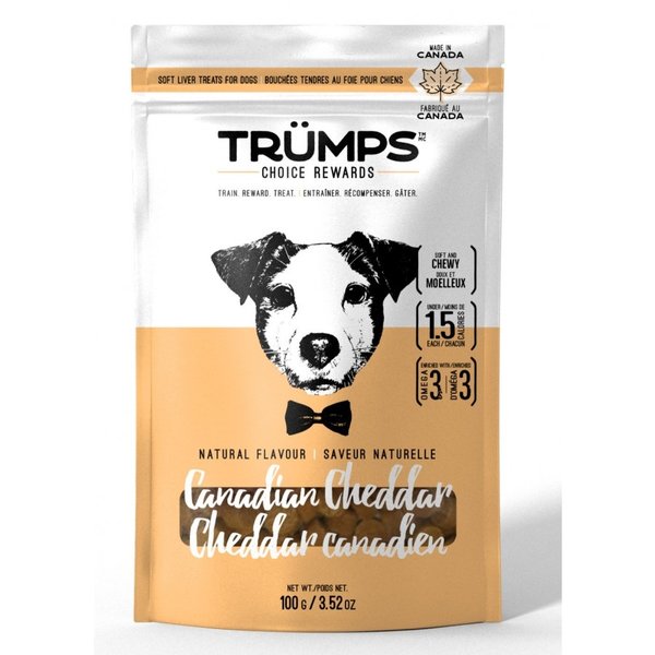 Spark Pet Treats Trumps Choice Rewards Canadian Cheddar 100 g