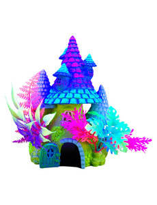 Marina Marina iGlo Ornament - Fantasy House with Plants - 20 cm (8 in)