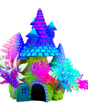 Marina Marina iGlo Ornament - Fantasy House with Plants - 20 cm (8 in)