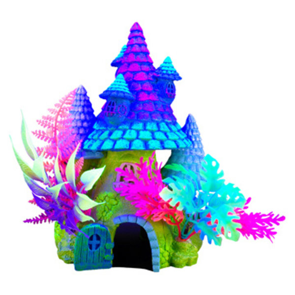 Marina Marina iGlo Ornament - Fantasy House with Plants - 20 cm (8 in)