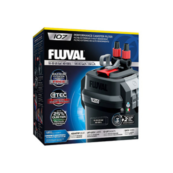 Fluval Fluval 107 Performance Canister Filter, up to 130 L (30 US gal)