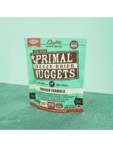 Primal Pet Foods Inc. Primal Freeze Dried Nuggets For Dogs Chicken Formula