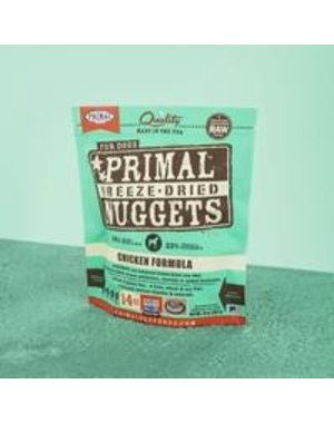 Primal Pet Foods Inc. Primal Freeze Dried Nuggets For Dogs Chicken Formula