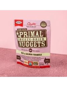 Primal Pet Foods Inc. Primal Freeze-Dried Nuggets Feline Beef & Salmon Formula 5.5oz