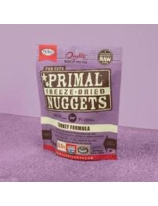 Primal Pet Foods Inc. Primal Freeze-Dried Nuggets Feline Turkey Formula 5.5oz