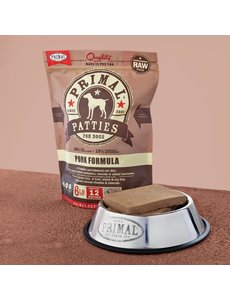 Primal Pet Foods Inc. Primal Frozen Pork Patties for Dogs 6LB