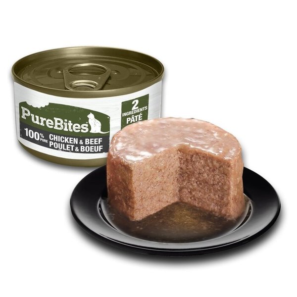 Pure Bites PureBites Protein Pate Chicken & Beef  For Cats 2.5oz