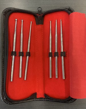  6 Piece Snake Probe Kit W/ Leather Case