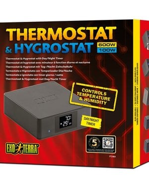 Exo Terra Exo Terra Thermostat (600W) & Hygrostat (100W) with Day/Night timer