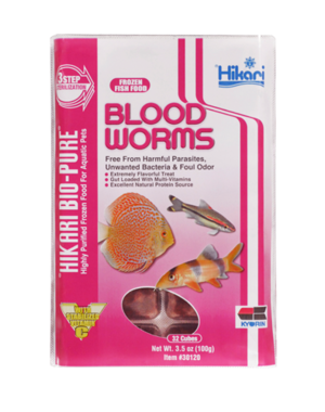 Hikari Hikari Frozen Blood Worms Cubed 3.5oz