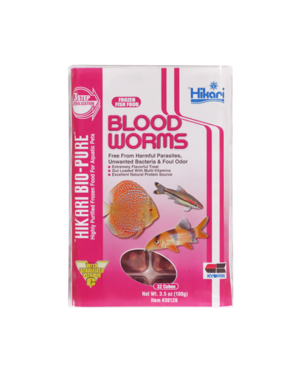 Hikari Hikari Frozen Blood Worms Cubed 3.5oz