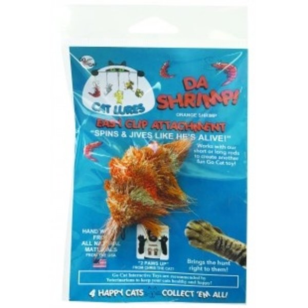 Go Cat Products Go Cat Lures Da Shrimp- Orange