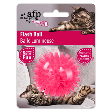 All For Paws All for Paws Modern Cat Flash Ball, Assorted Colours