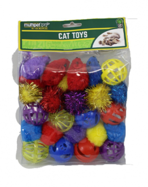 Multipet Products Multipet Cat Toys Value Pack 24pc.