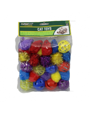 Multipet Products Multipet Cat Toys Value Pack 24pc.