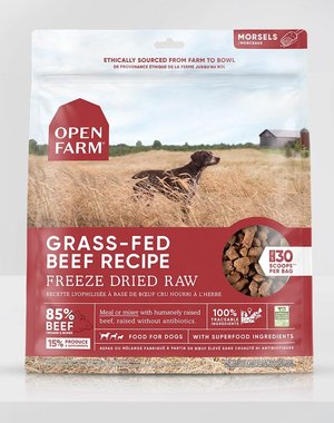 Open Farm Inc. Open Farm® Grass-Fed Beef Freeze-Dried Raw Dog Food